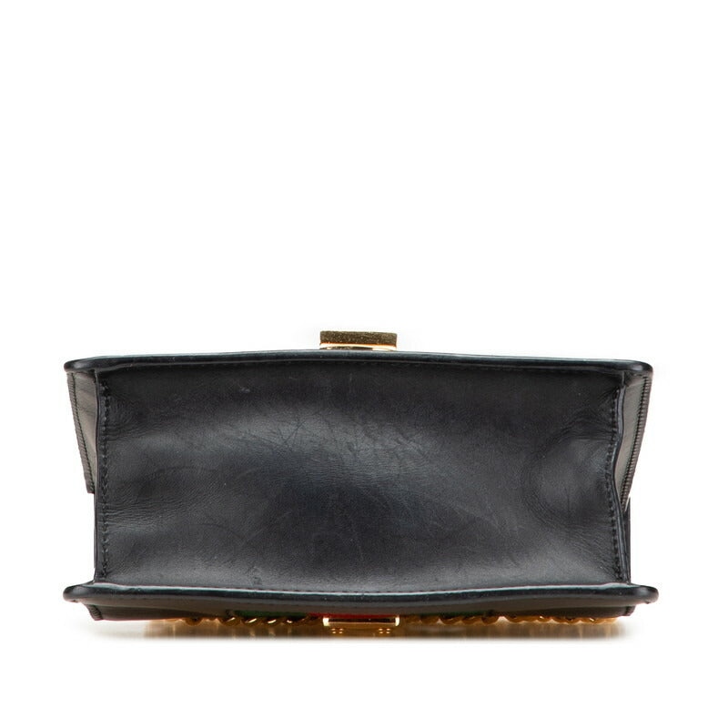 Gucci Sylvie Shoulder Bag Leather Mini