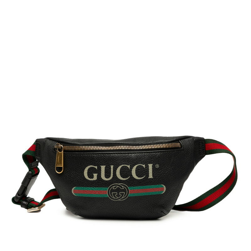 Gucci Sheline Line Waist Bag Leather Travel Bag