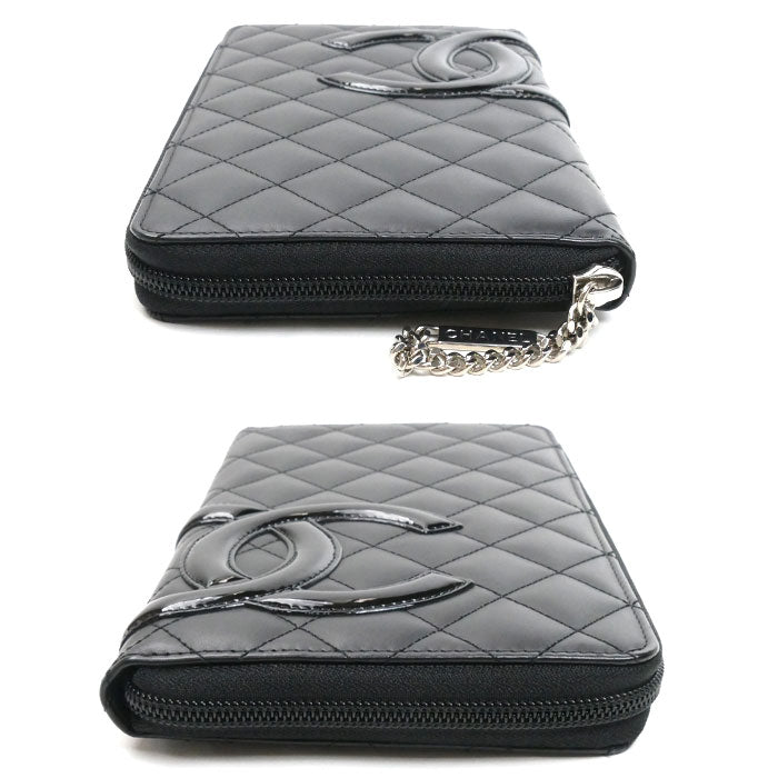 Chanel Cambon Line Lambskin Long Wallet