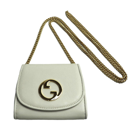 Gucci Interlocking Blondie 2Way Shoulder Bag Leather