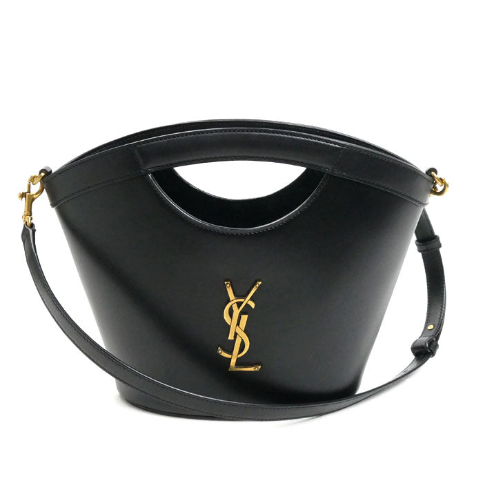 YSL Saint Laurent Celia Smooth 2Way Tote Bag Leather