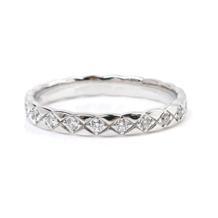 Chanel K18Wg White Gold Diamond Coco Crush Eternity Ring