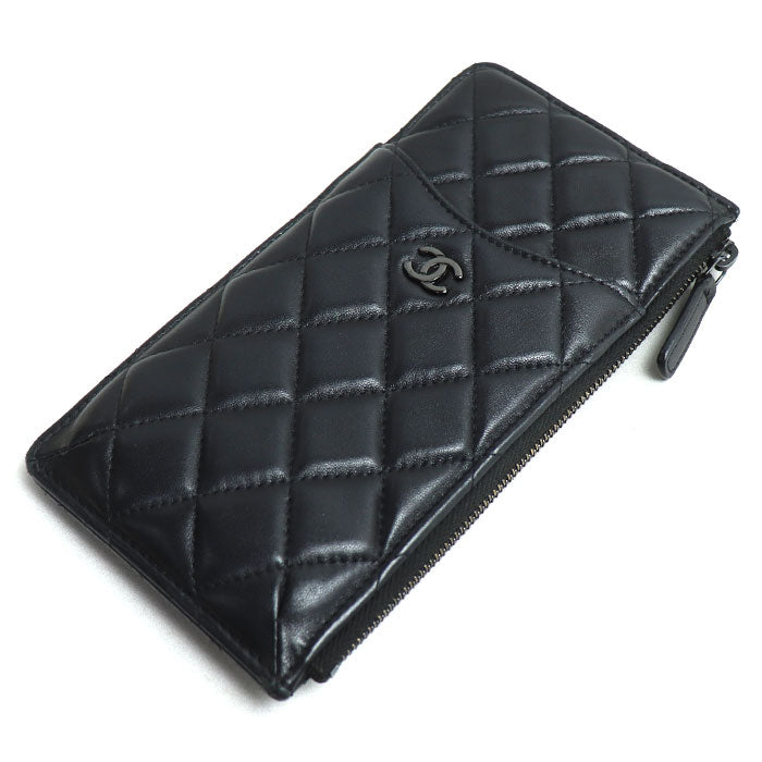 Chanel Card Case Lambskin Card Case Bag