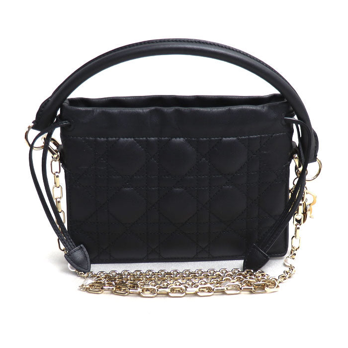 Dior Lady Milley 2Way Shoulder Bag Lambskin