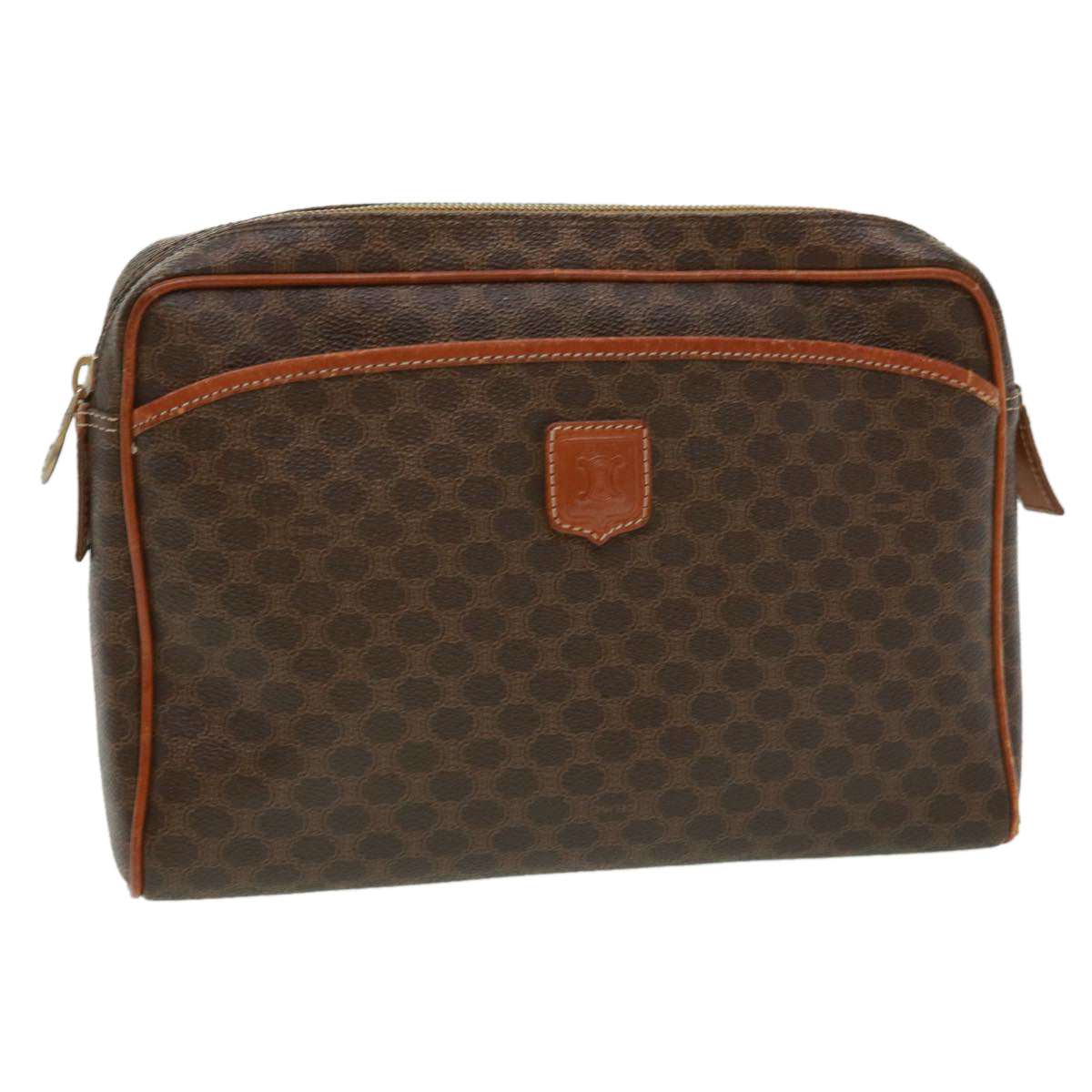 Luxury Macadam Clutch Bag Ki Canvas Brown