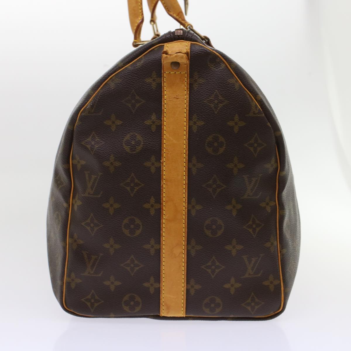 LOUIS VUITTON Monogram Keepall Bandouliere 50 Boston Bag M41416 LV ki2744
