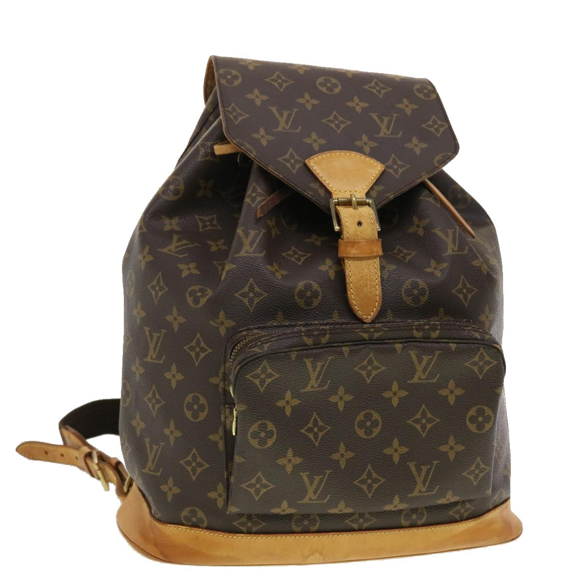 LOUIS VUITTON Monogram Montsouris GM Backpack M51135 LV ki2841