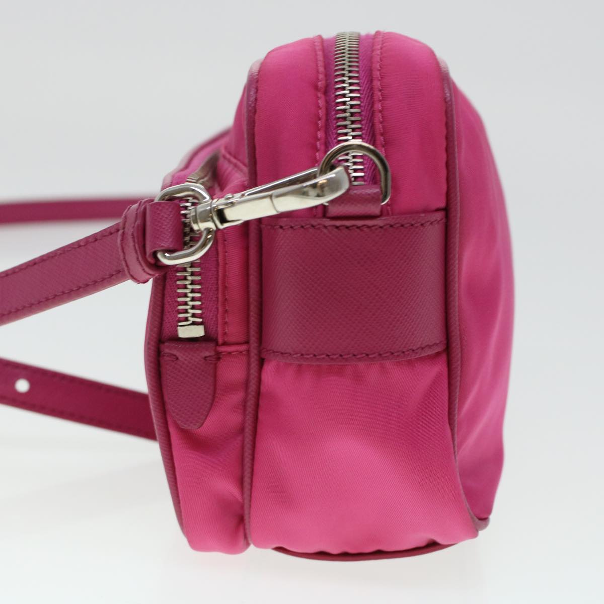 Prada Shoulder Bag Auth Nylon Pink
