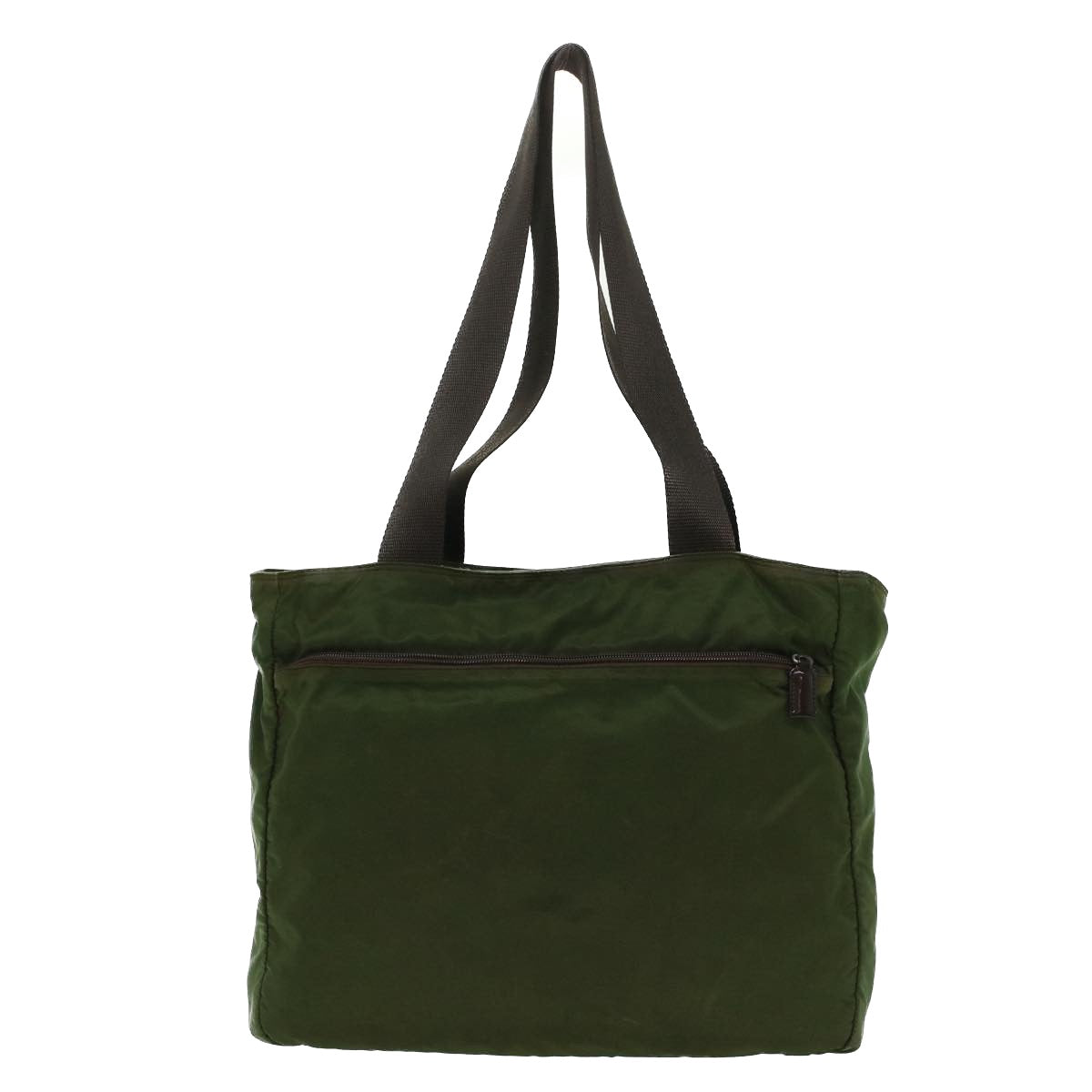Prada Tote Bag Khaki Nylon Nylon Khaki Ki3209