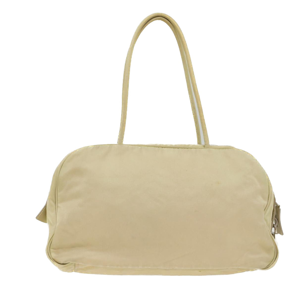 Prada Hand Bag Nylon White Travel Bag