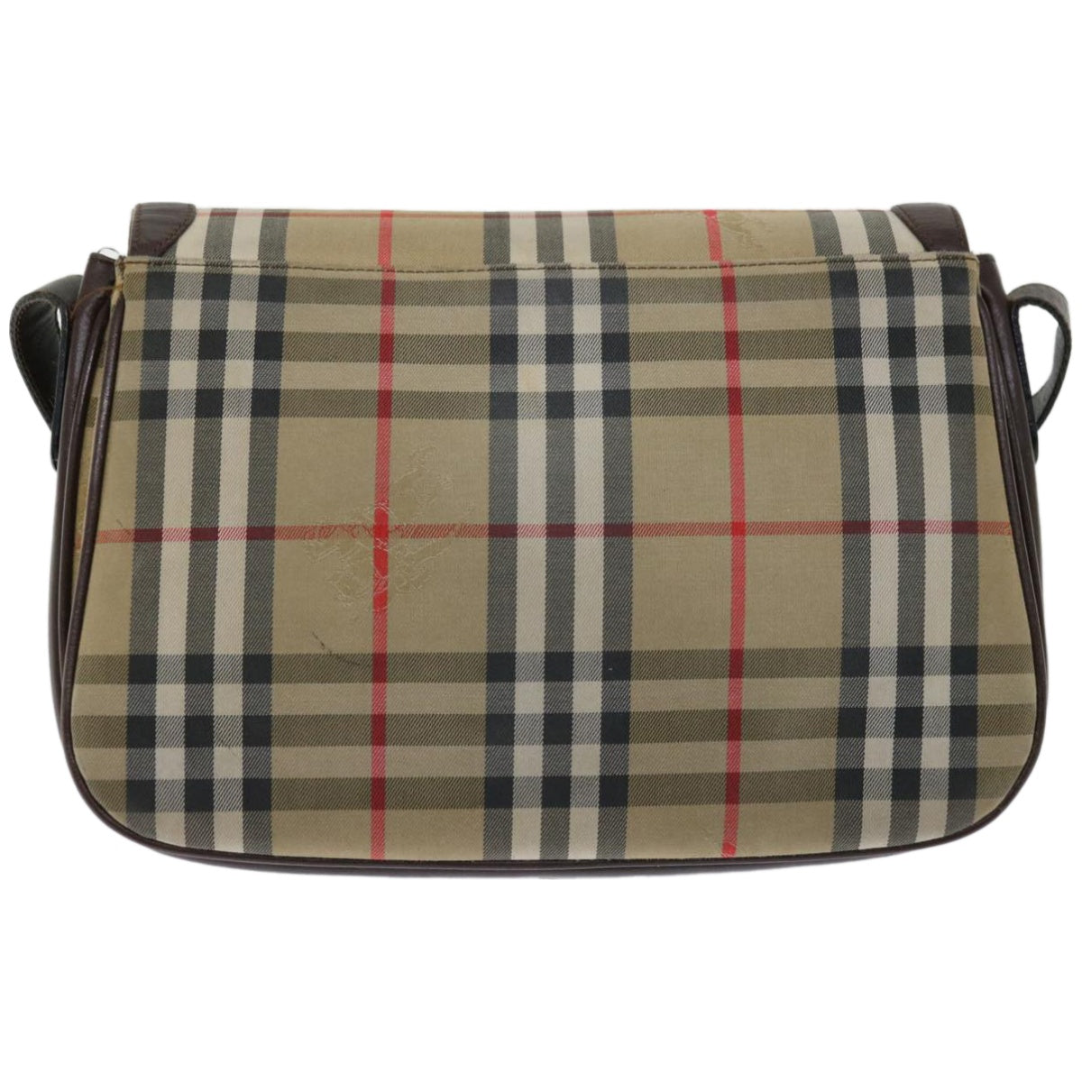 Burberry Luxury ss Nova Check Shoulder Bag Auth Ki4096 Canvas Beige