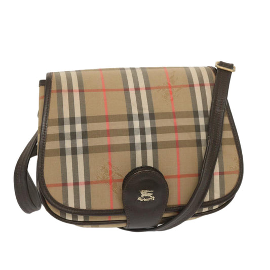 Burberry Luxury ss Nova Check Shoulder Bag Auth Ki4186 Canvas Beige
