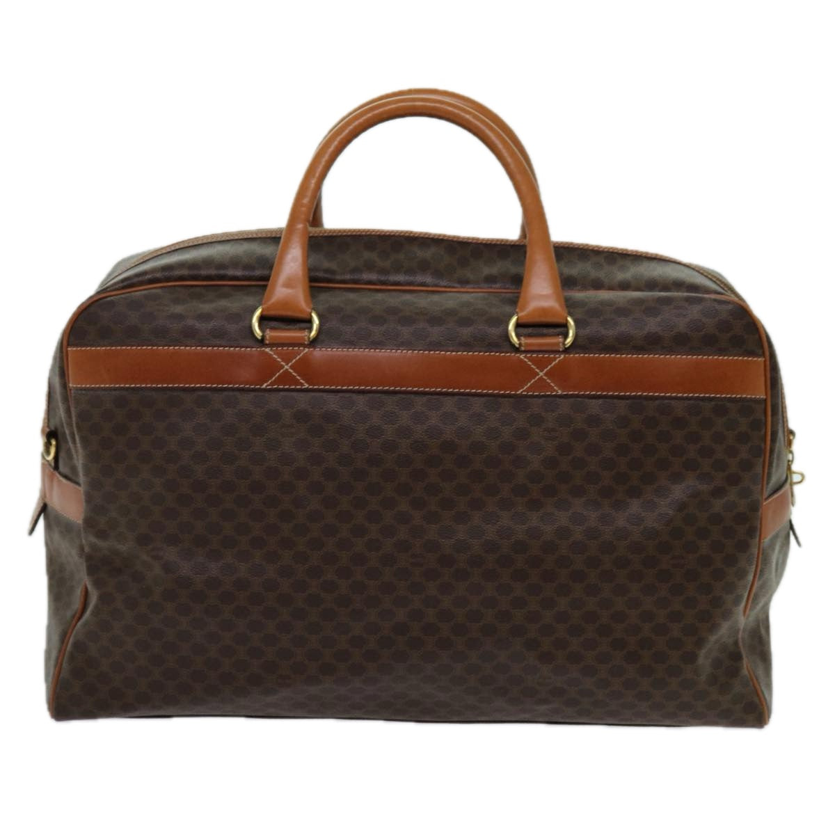 Luxury Macadam Boston Bag Pvc Way Ki Canvas Brown Travel Bag