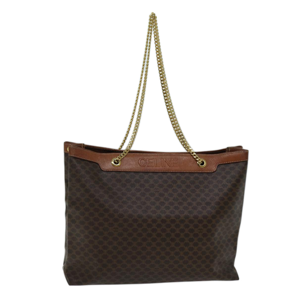 Luxury Macadam Tote Bag Pvc Ki Canvas Brown