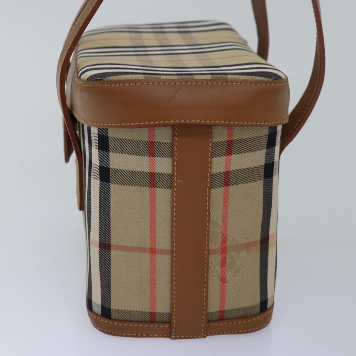 Burberry Luxury ss Nova Check Hand Bag Auth Ki4571 Canvas Beige Travel Bag
