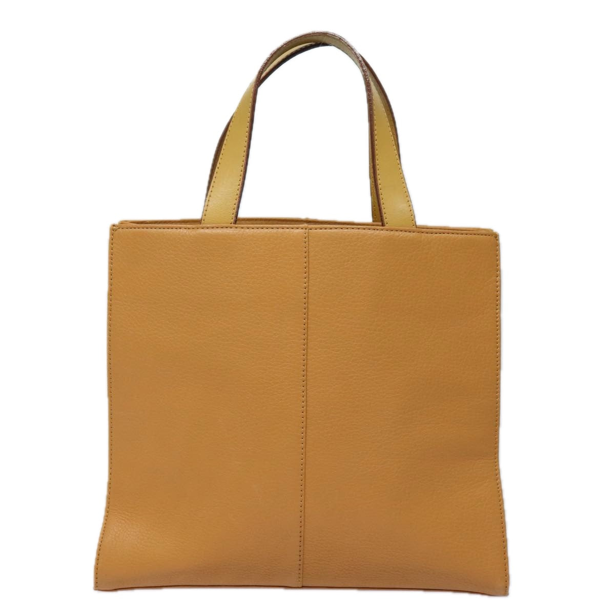 Burberry Luxury ss Nova Check Hand Bag Auth Ki4691 Leather Beige Travel Bag
