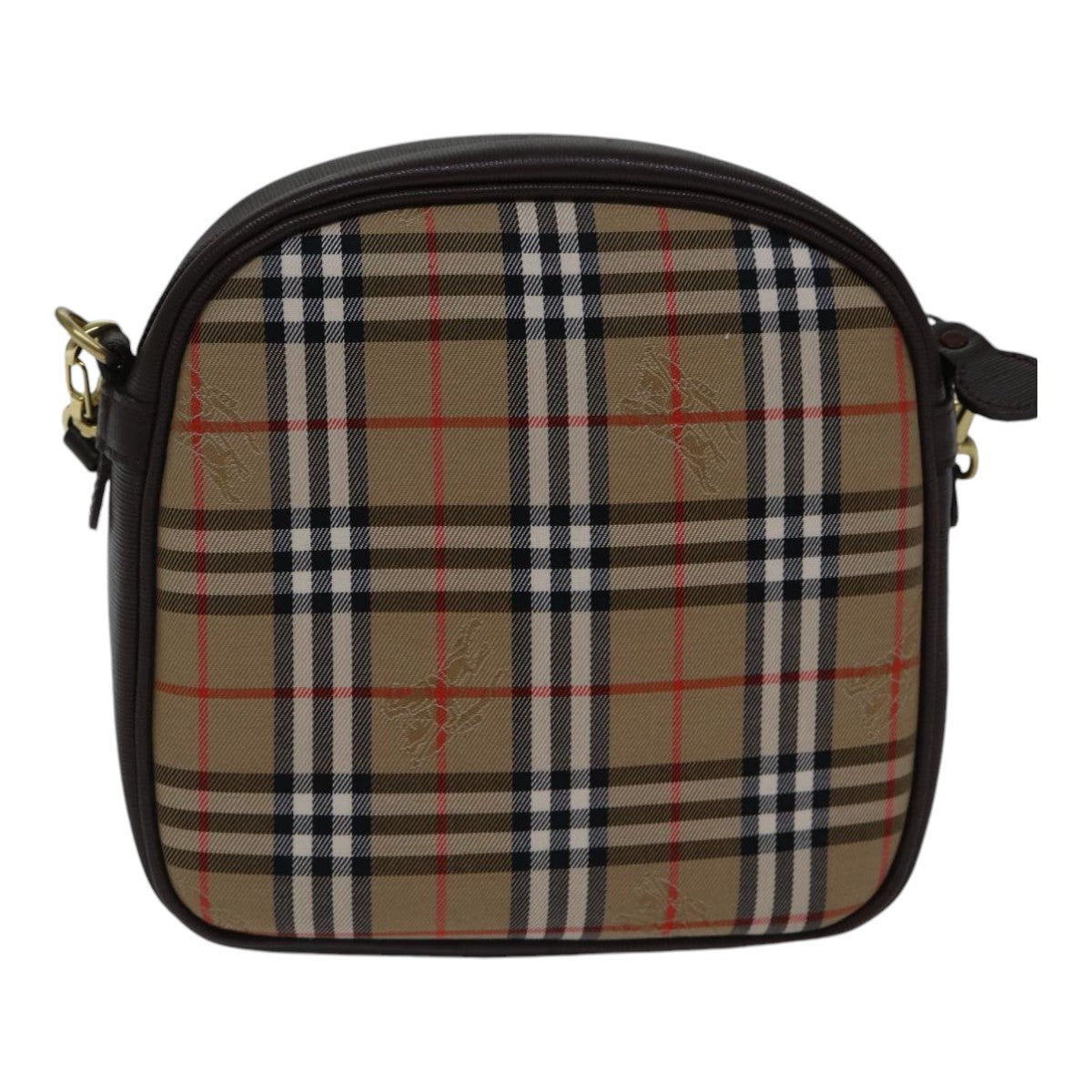 Burberry Luxury ss Nova Check Shoulder Bag Auth Ki4917A Canvas Brown Beige
