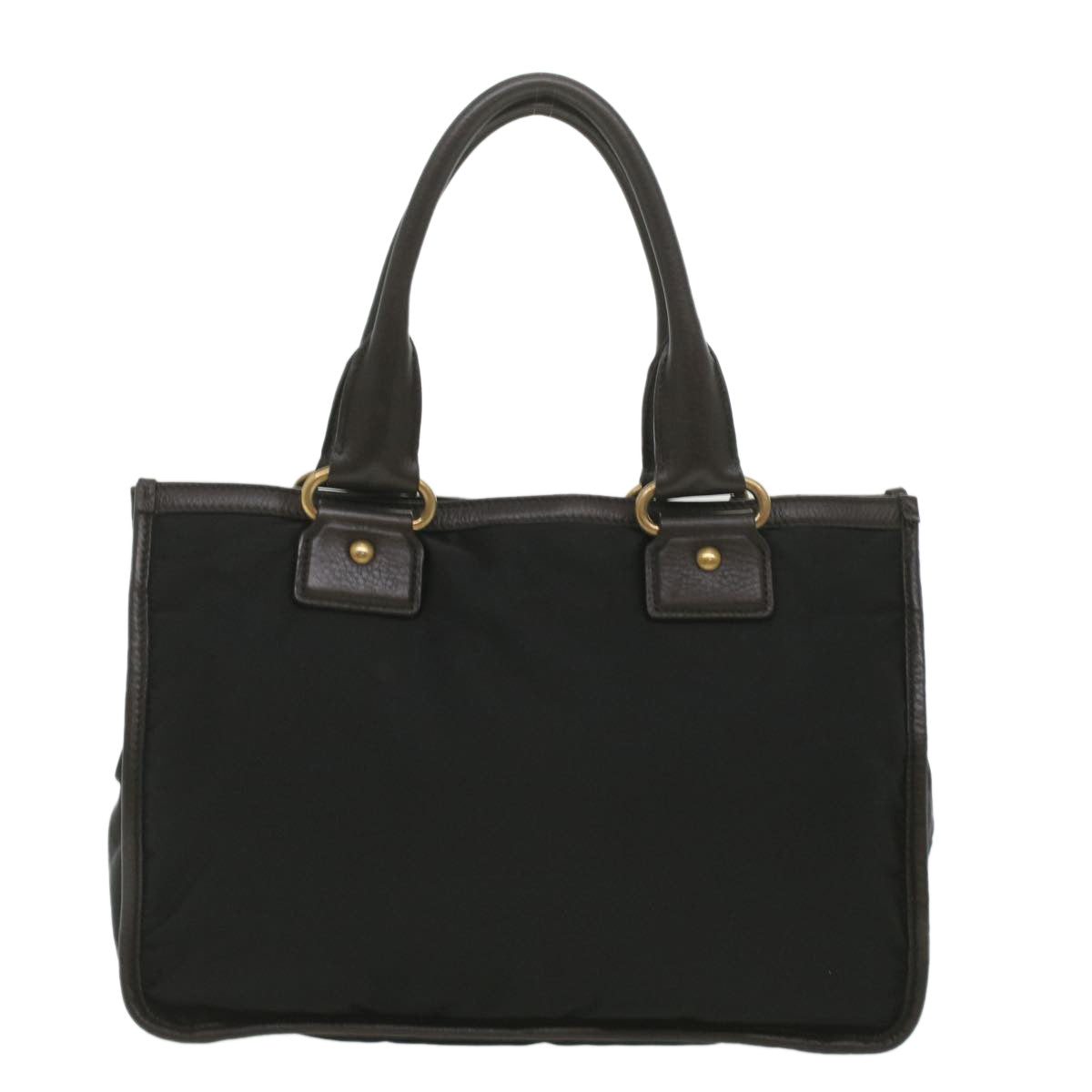 Prada Hand Bag 2Way Nylon Black Travel Bag 2Way Black Kk163
