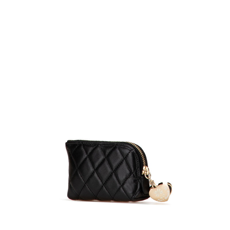 Chanel Coco Mark Port Bonheur Lambskin Coin Case Bag