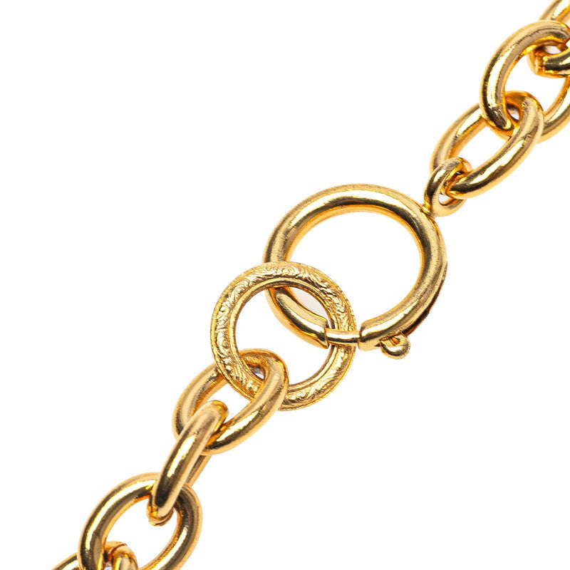 Chanel Coco Mark Round Necklace