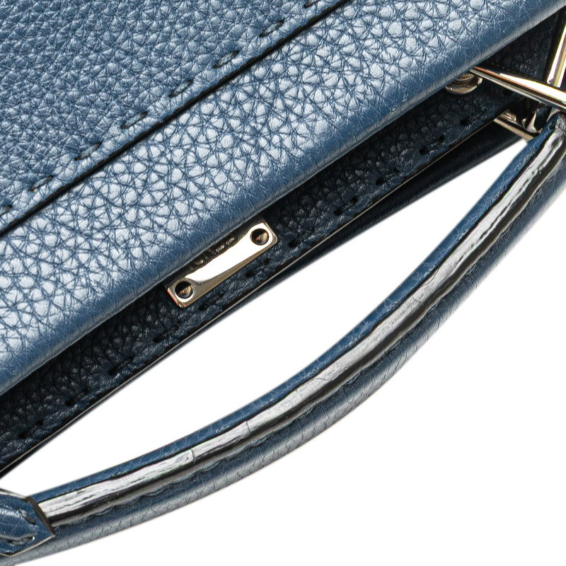 Fendi Peekaboo Fit 2Way Bag Leather Mini Travel Bag