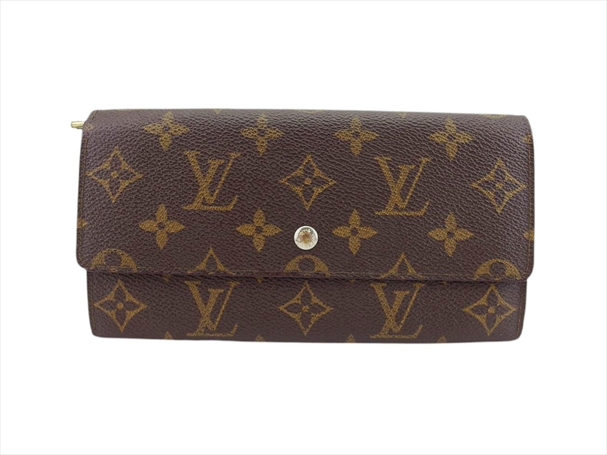 Louis Vuitton Long Purse M61725 Former Pochette Brown Wallet Case