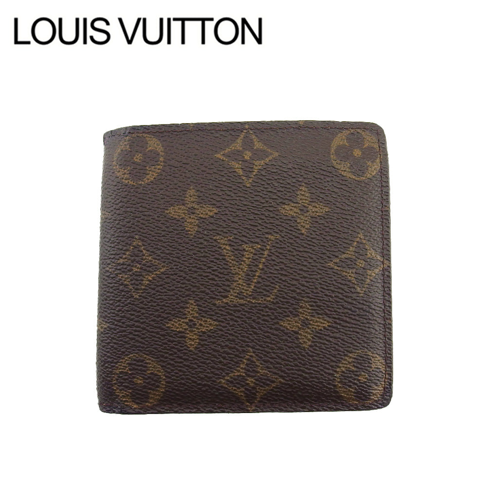 Louis Vuitton Bifold M61665 Porte Billets Cartes Brown Beige Wallet Case L4424