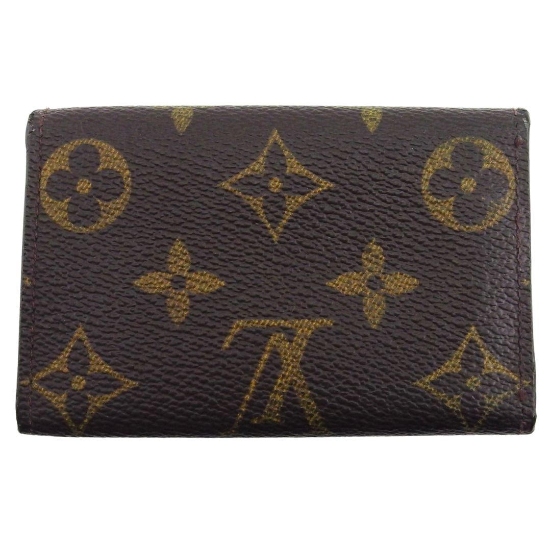 Louis Vuitton Key holder x Brown Beige Gold Key Chain L4686