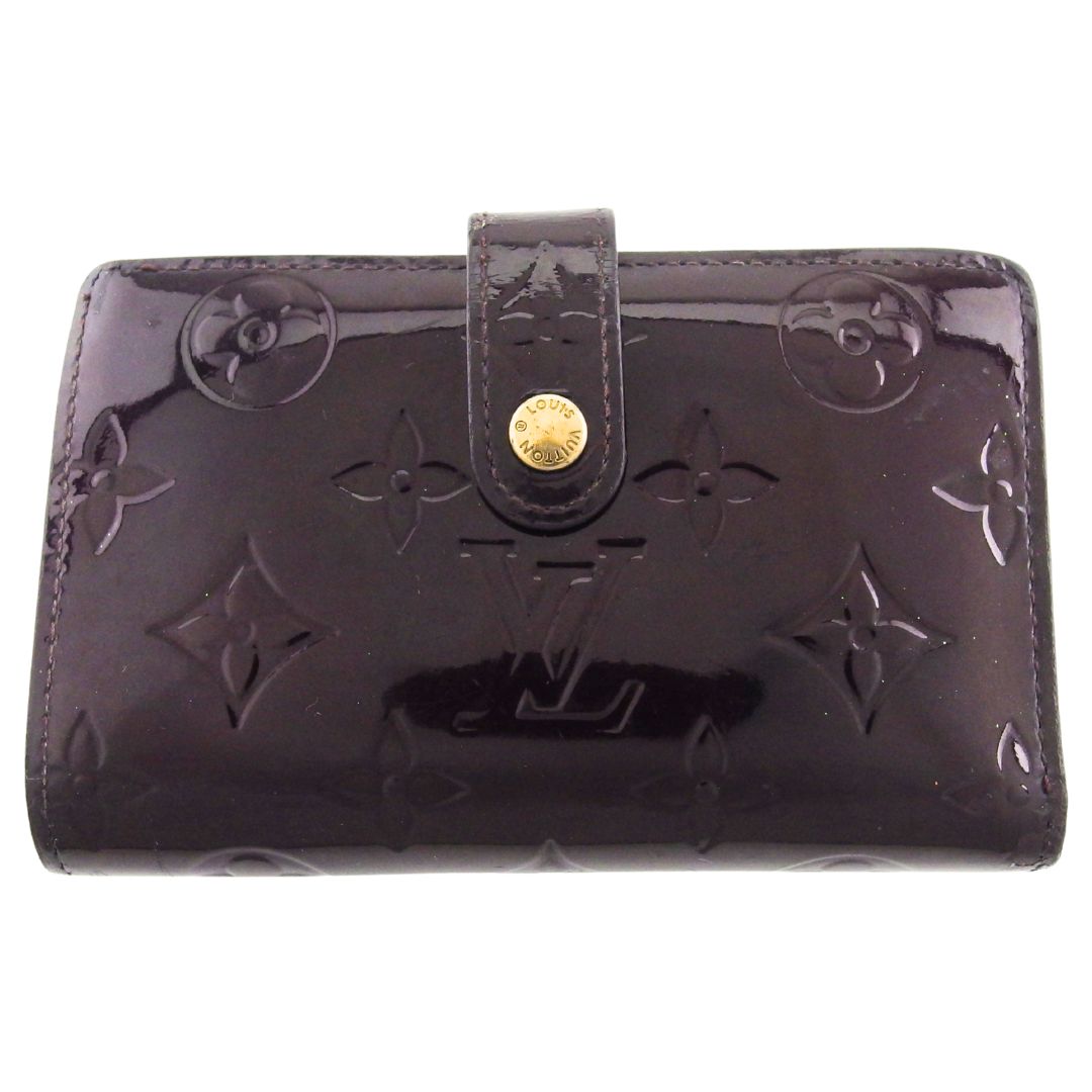 Louis Vuitton Bifold M93521 Purple Portefeuille Viennoiserie Brown Wallet Case