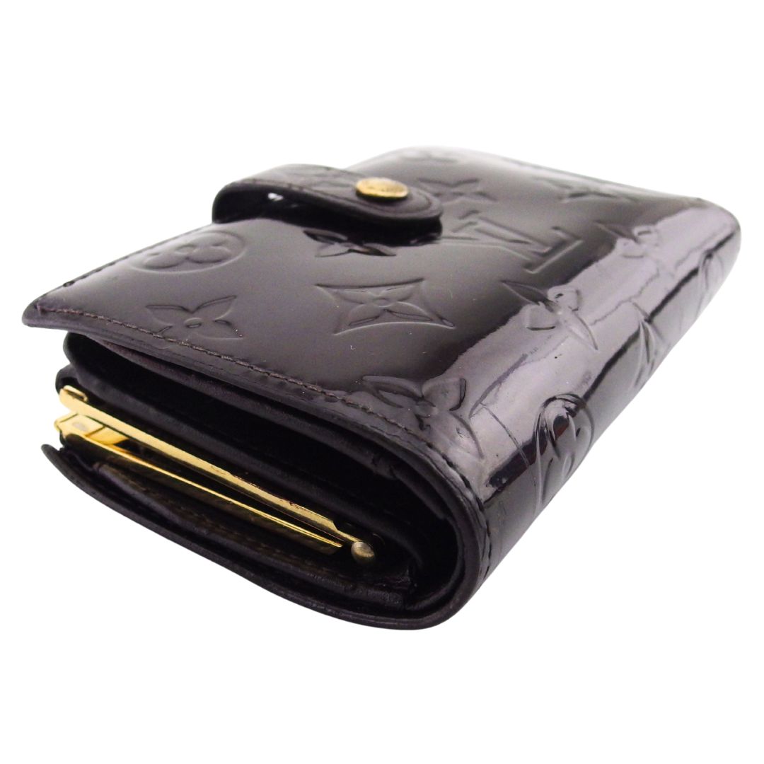 Louis Vuitton Bifold M93521 Purple Portefeuille Viennoiserie Brown Wallet Case
