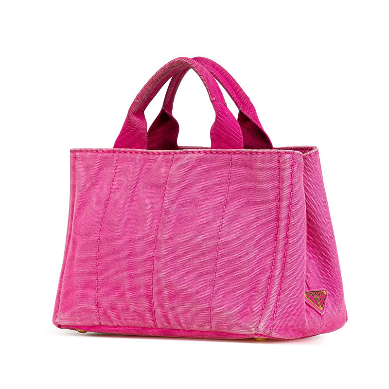 Prada Canapa Handbag Canvas Mini Travel Bag