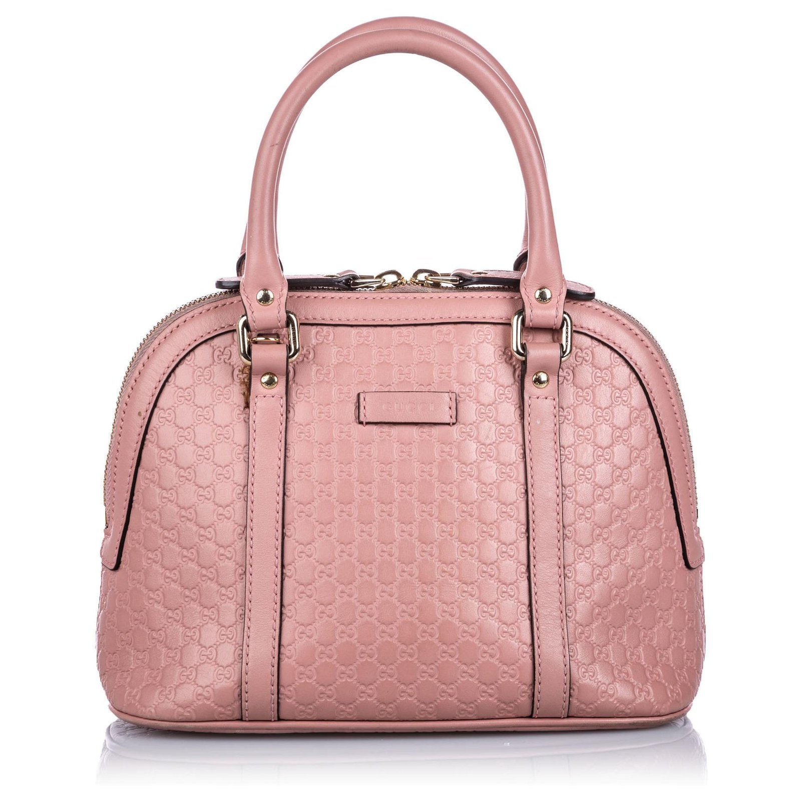 Gucci Guccissima Dome Pink Mini Travel Bag