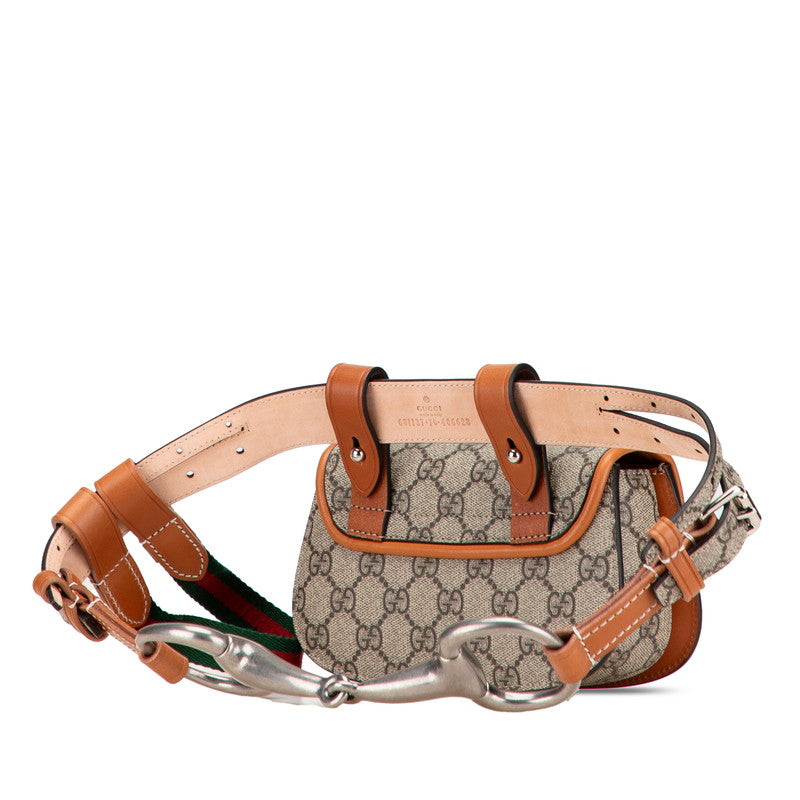 Gucci Supreme Bamboo Pvc Belt Bag Leather Accessory
