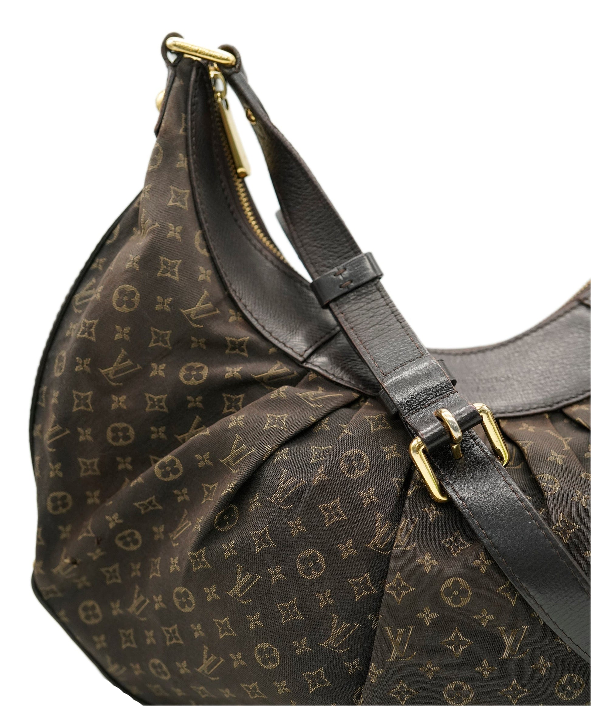Louis Vuitton 2011 Brown Mini Lin Monogram Rhapsody MM Shoulder Bag DBXS2403
