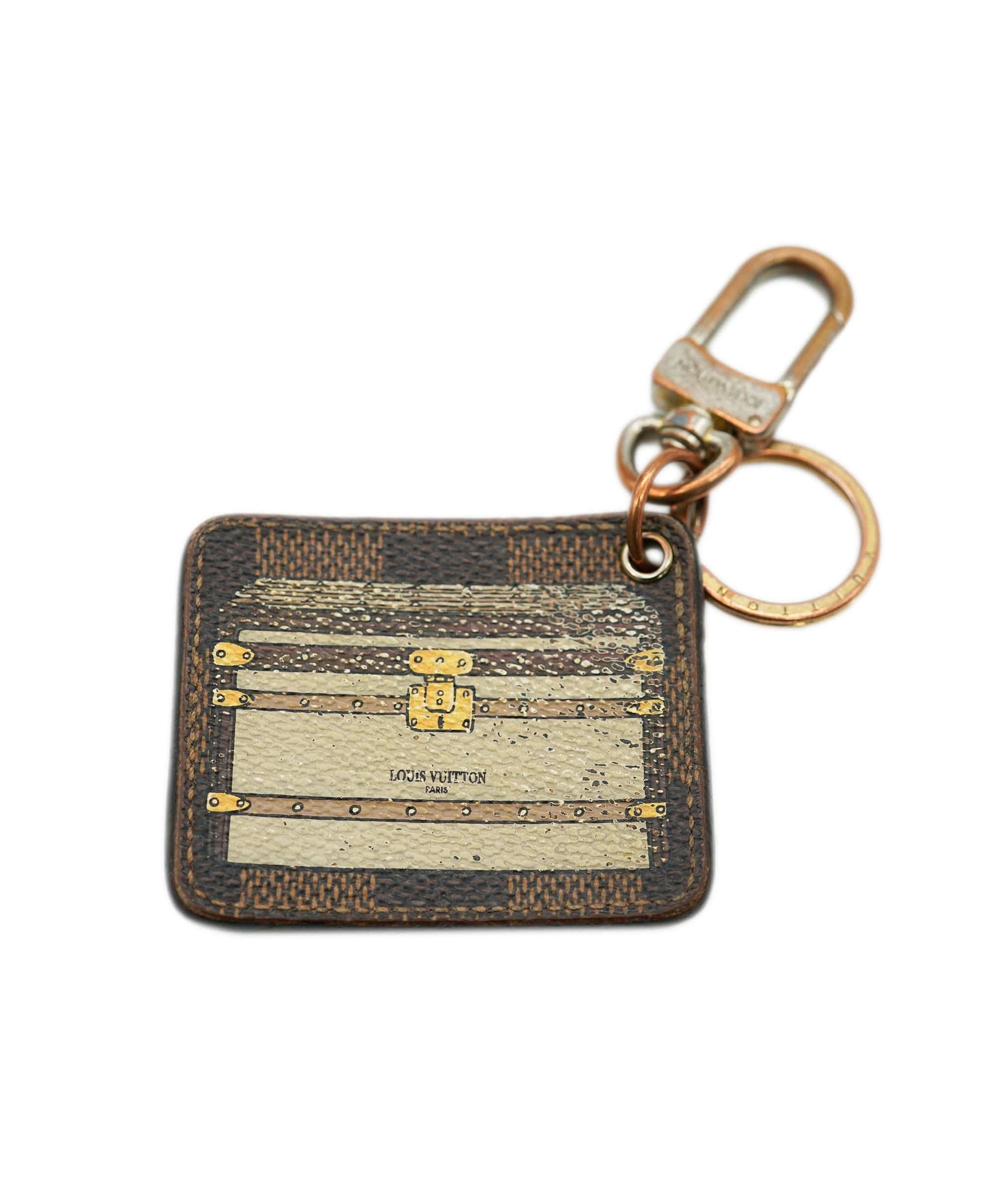 Louis Vuitton Damier Porte Cles Illustrious Trunk Charm LV bs15010