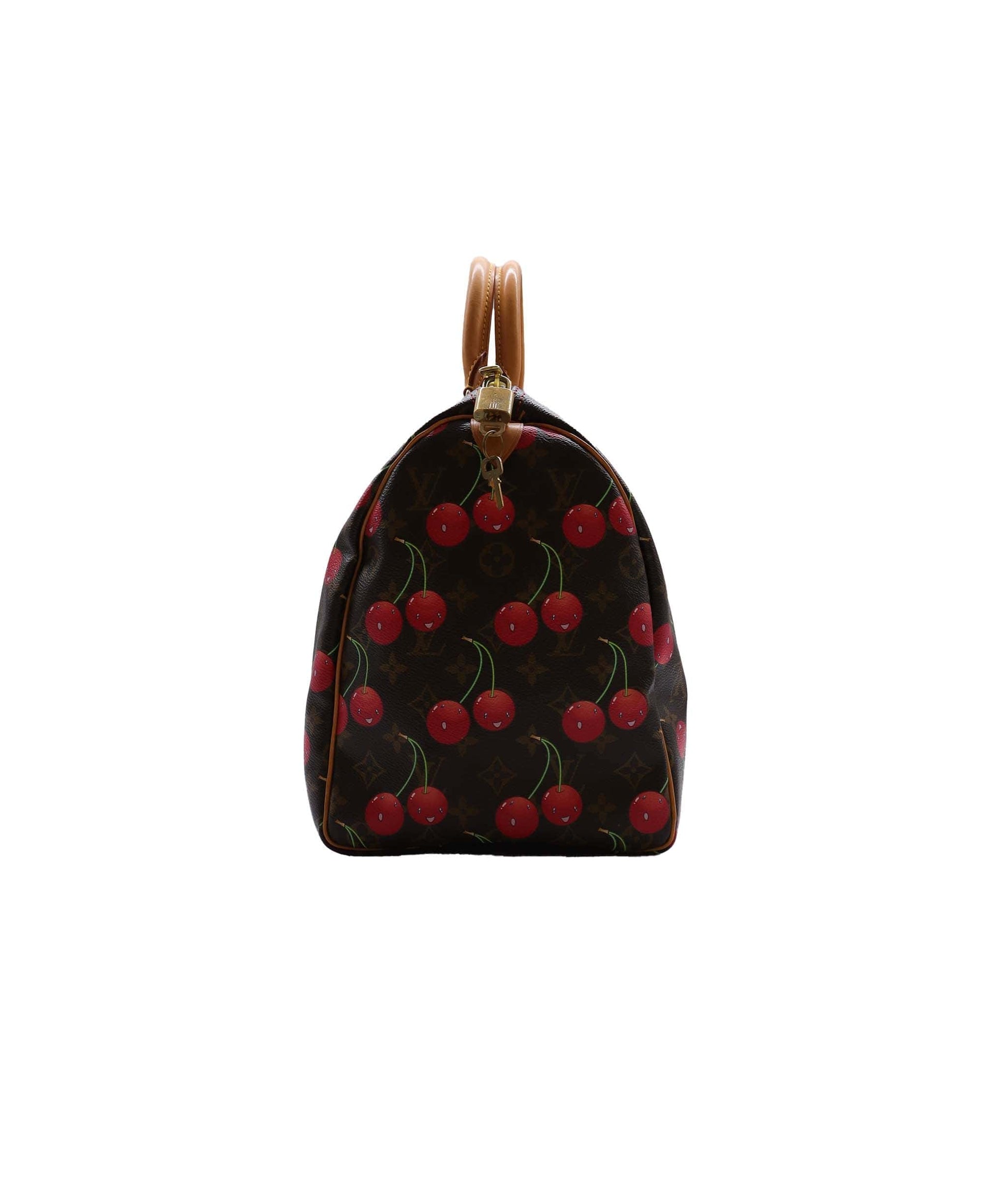 LOUIS VUITTON Monogram Cherry Keepall 45 Boston Bag M95011 LV Auth 101674S DXBS3146