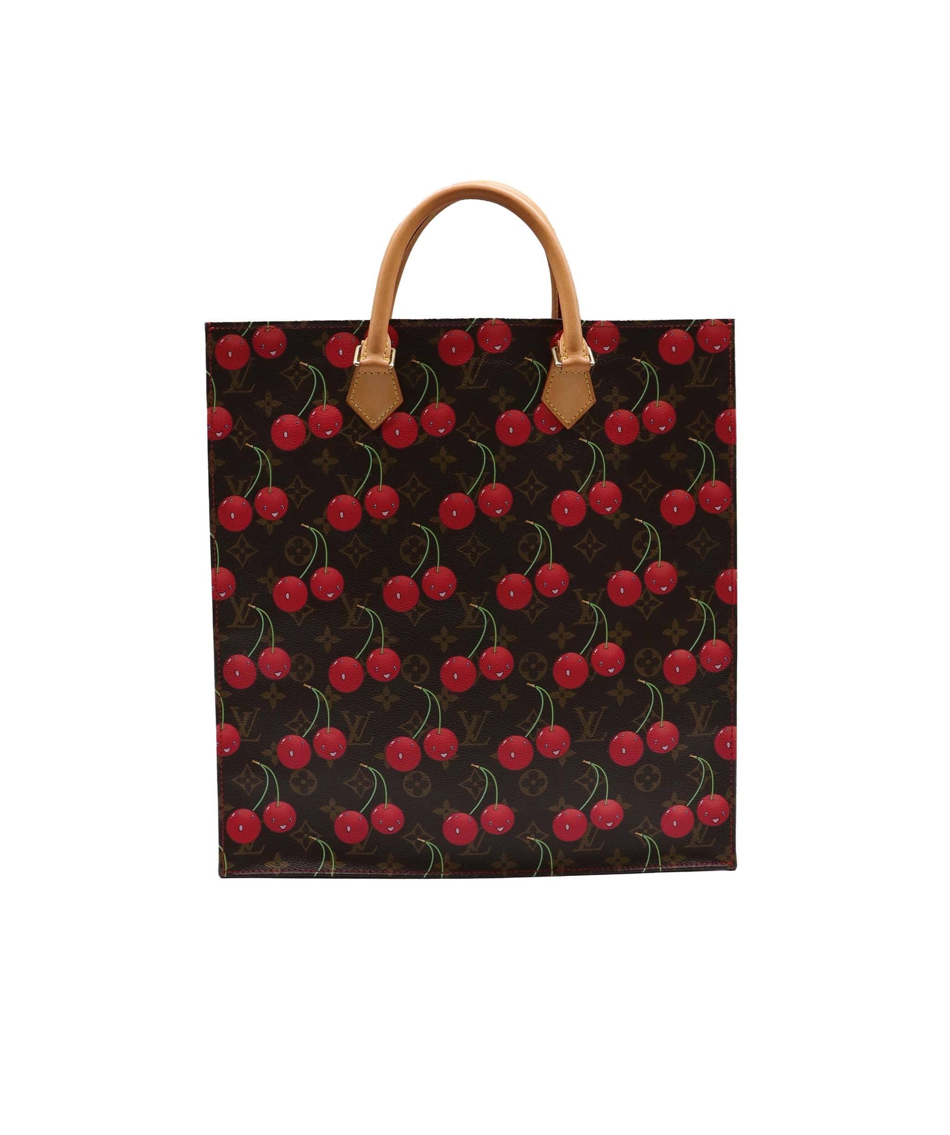 LOUIS VUITTON Monogram Cherry Sac Plat Hand Bag M95010 LV Auth 103602S DXBS3147