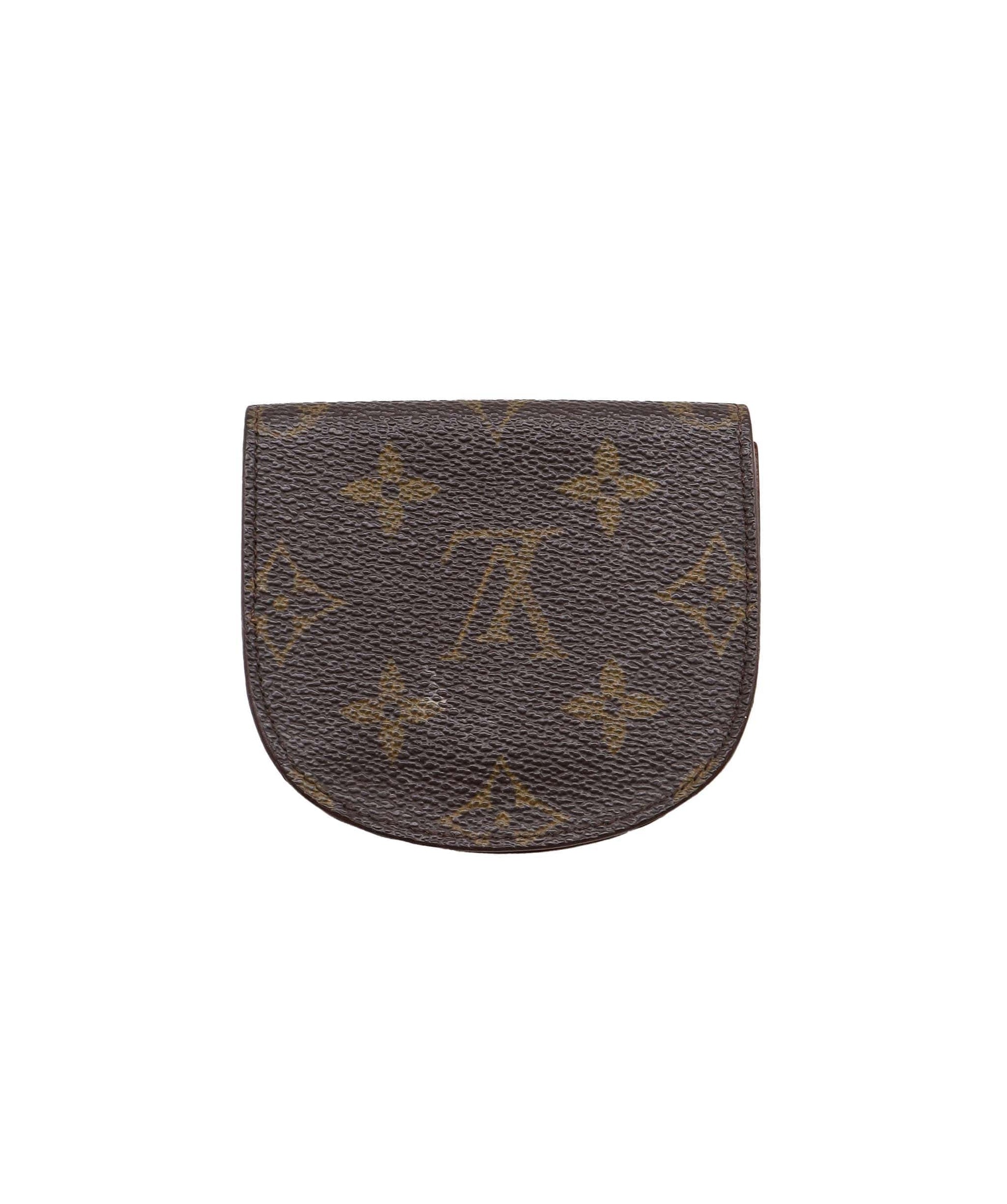 Louis Vuitton Monogram Porte Monnaie Guze Coin Purse LV th5345