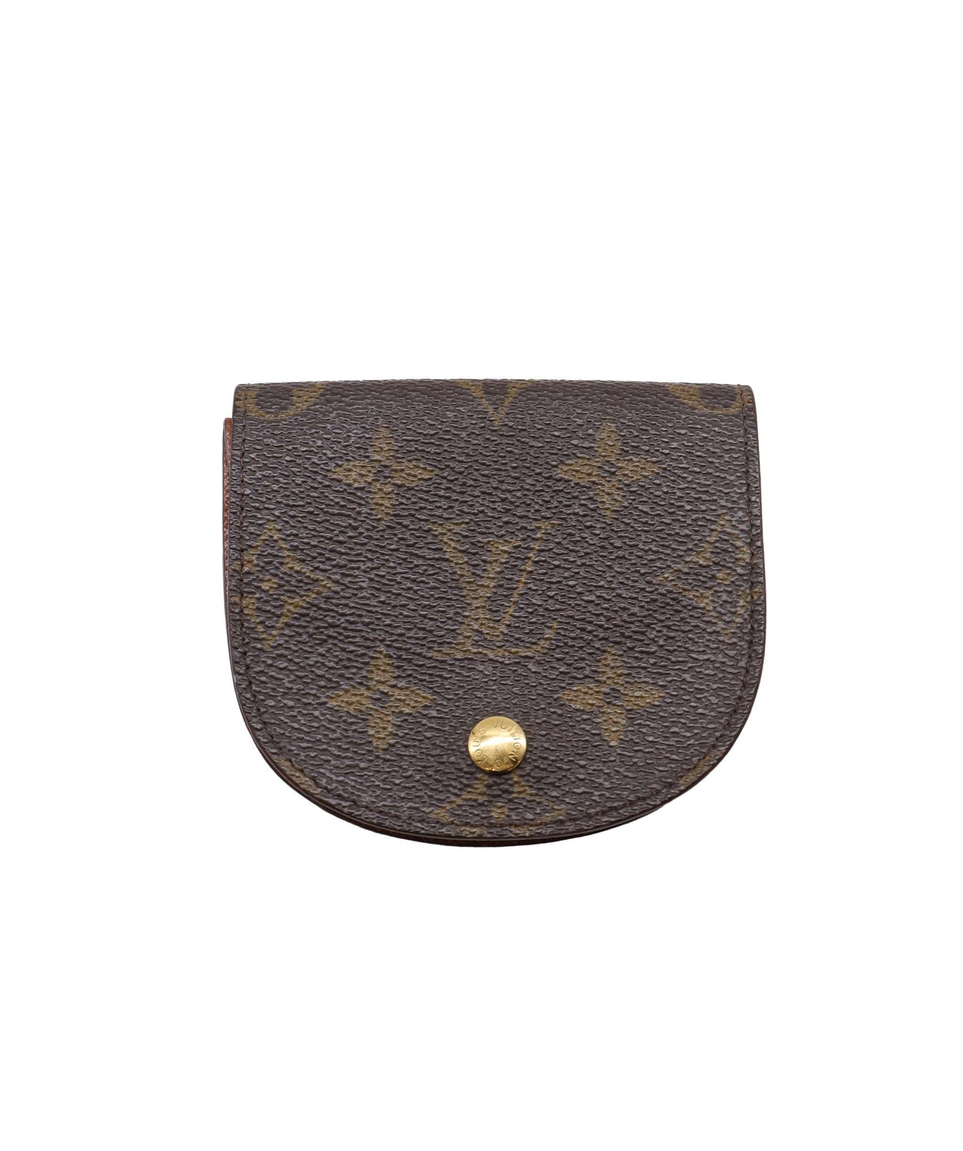 Louis Vuitton Monogram Porte Monnaie Guze Coin Purse LV th5345