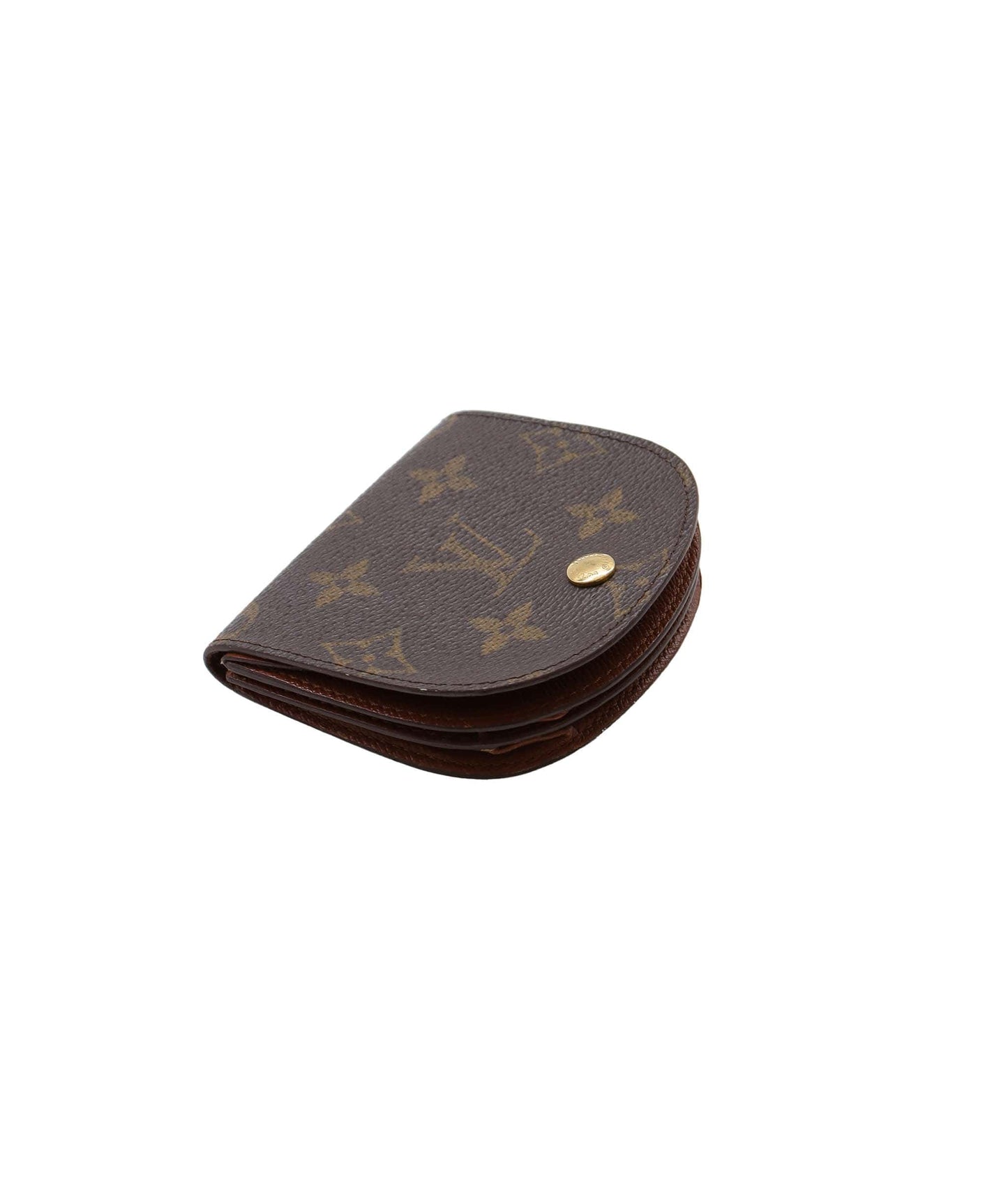 Louis Vuitton Monogram Porte Monnaie Guze Coin Purse LV th5345