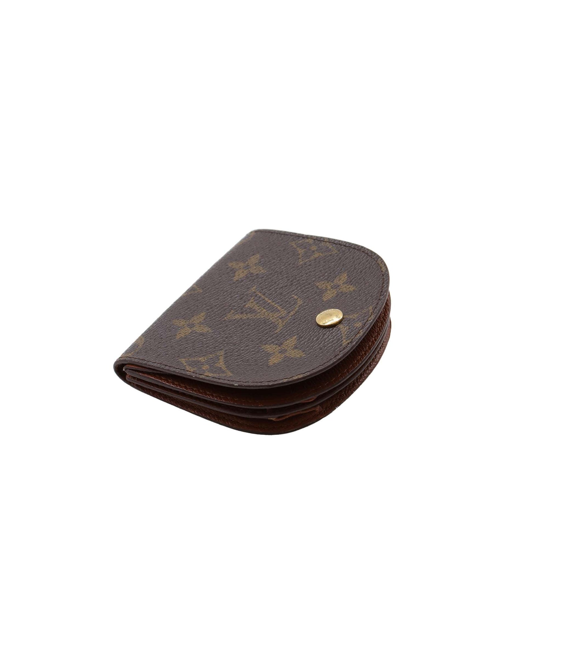 Louis Vuitton Monogram Porte Monnaie Guze Coin Purse LV th5345