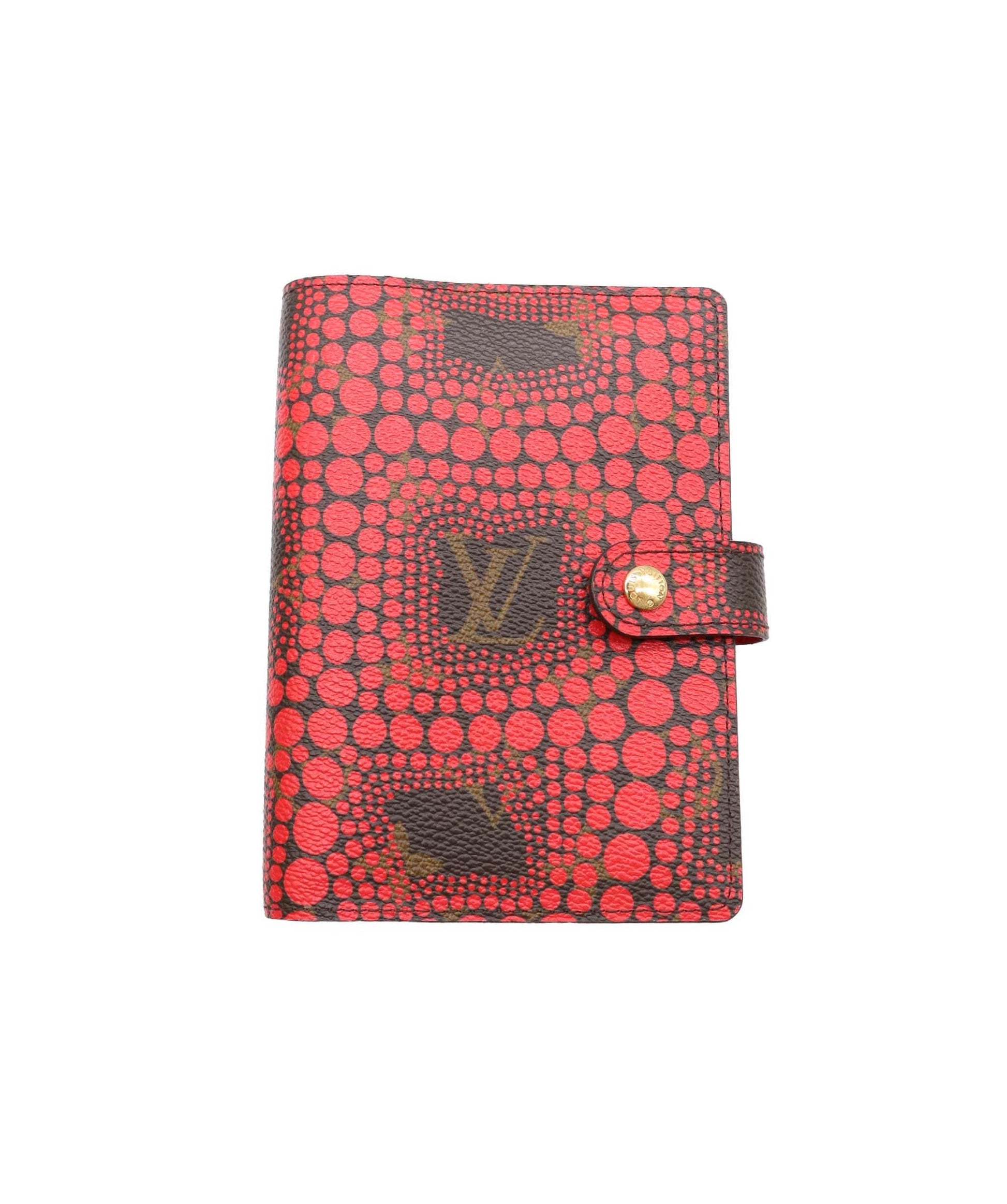 Louis Vuitton Yayoi Kusama Agenda PM Day Planner Cover Red LV Fashion Accessory