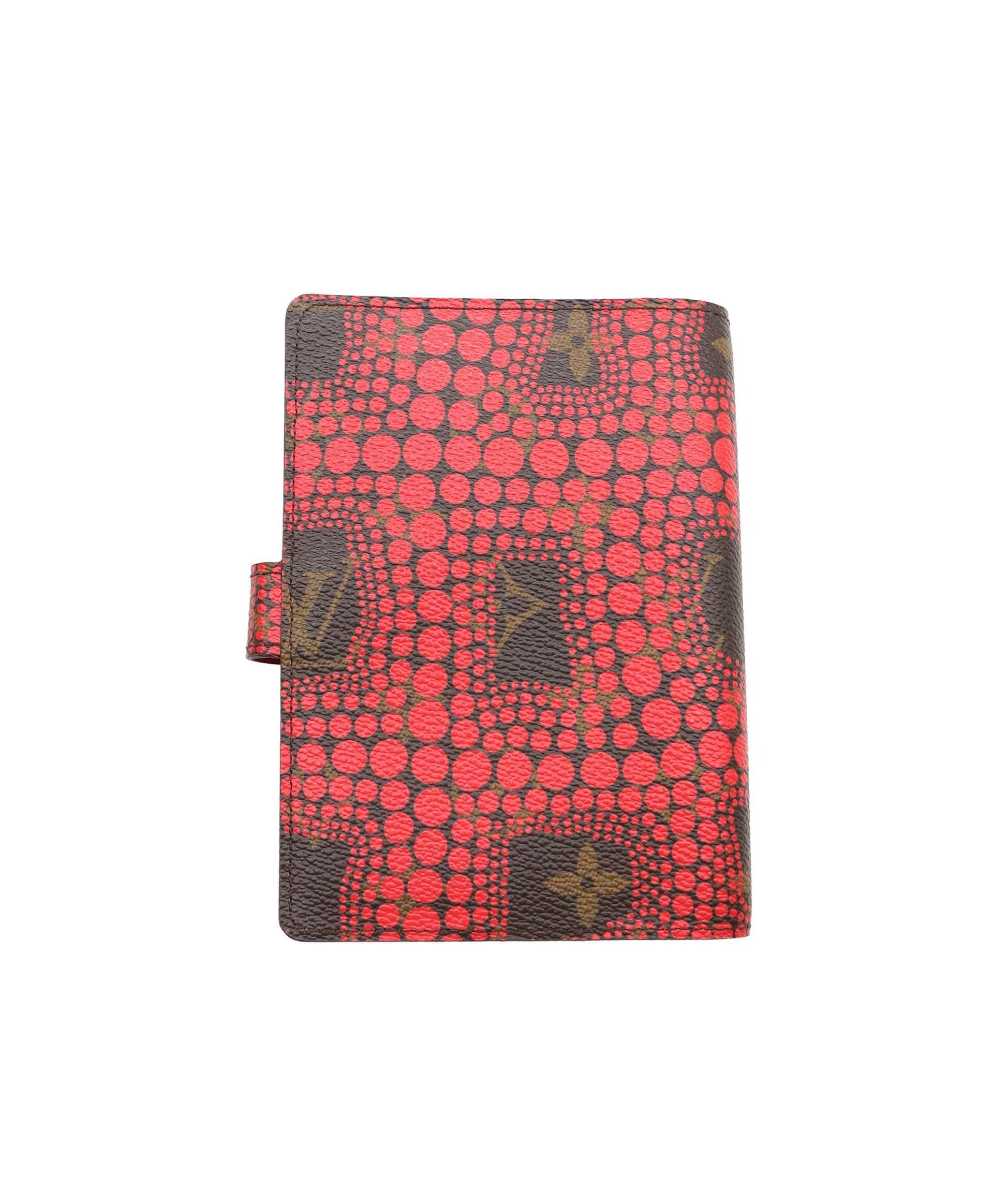 Louis Vuitton Yayoi Kusama Agenda PM Day Planner Cover Red LV Fashion Accessory