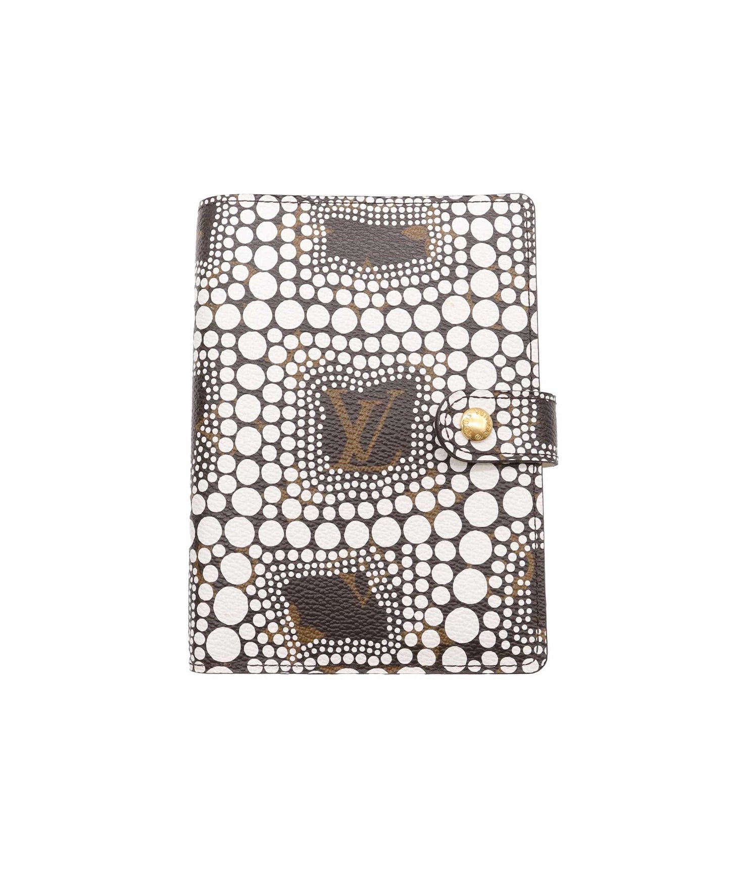 Louis Vuitton Yayoi Kusama Agenda PM Day Planner Cover White 56462A Fashion Accessory