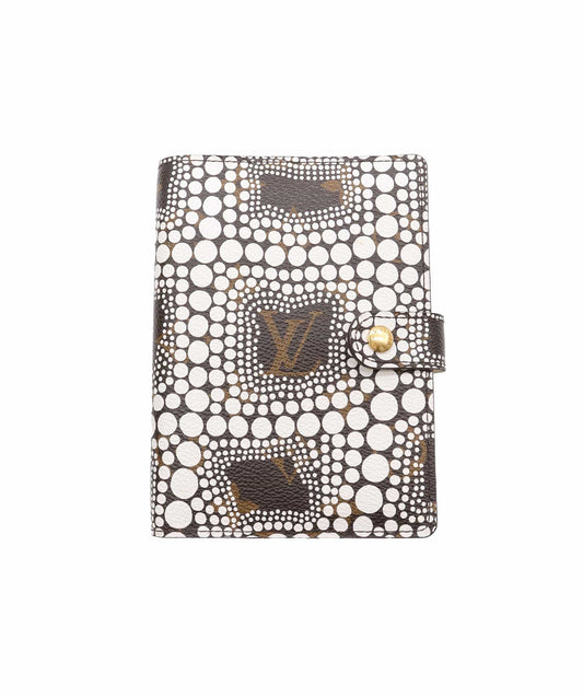 Louis Vuitton Yayoi Kusama Agenda PM Day Planner Cover White 56462A Fashion Accessory