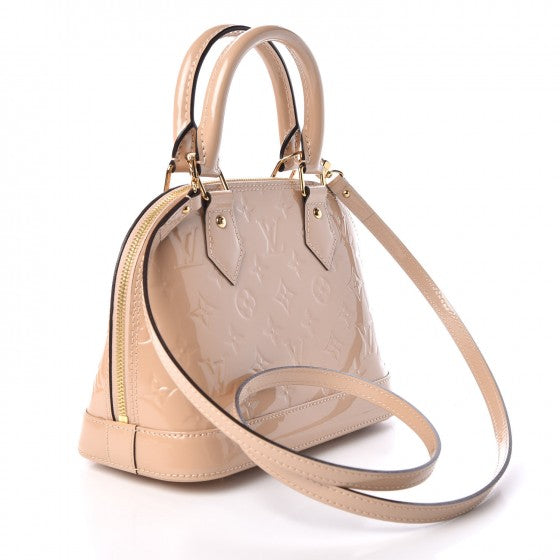 Louis Vuitton Alma BB Dune Vernis Handbag