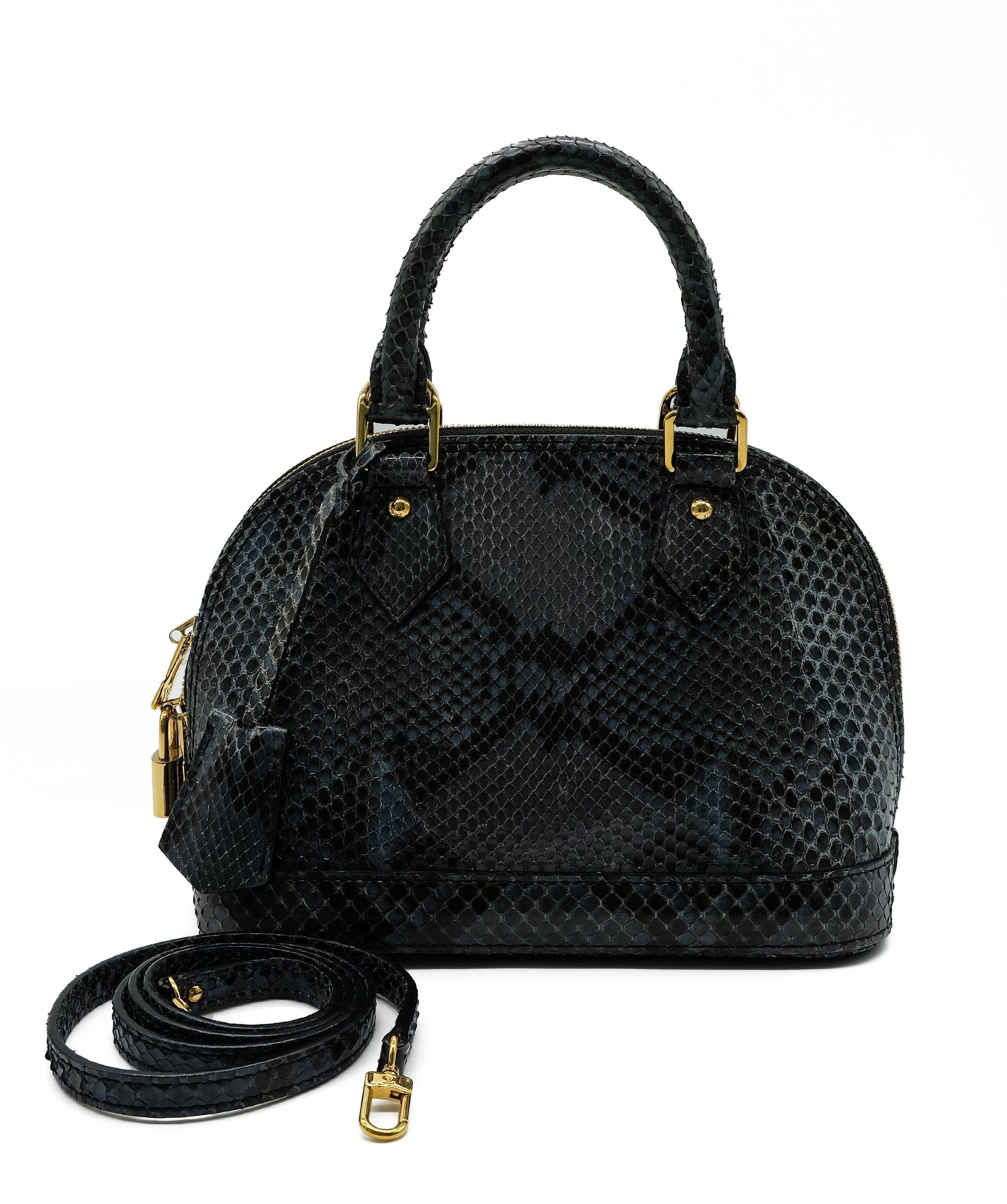 Louis Vuitton Alma Python Handbag RJC2080