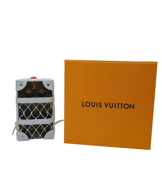 Louis Vuitton x NBA Soft Trunk monogram with white strap