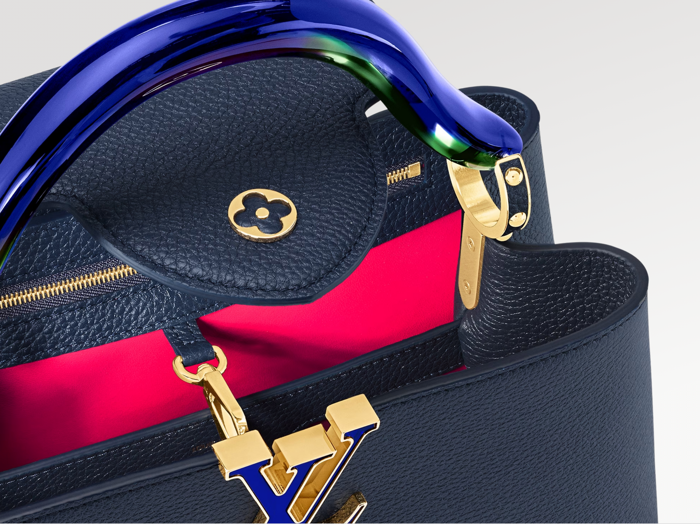 Louis Vuitton MURANO MM RESIN Taurillon Capucines Hat