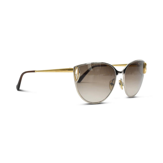 Louis Vuitton Cat-Eye Sunglasses Gold Silver